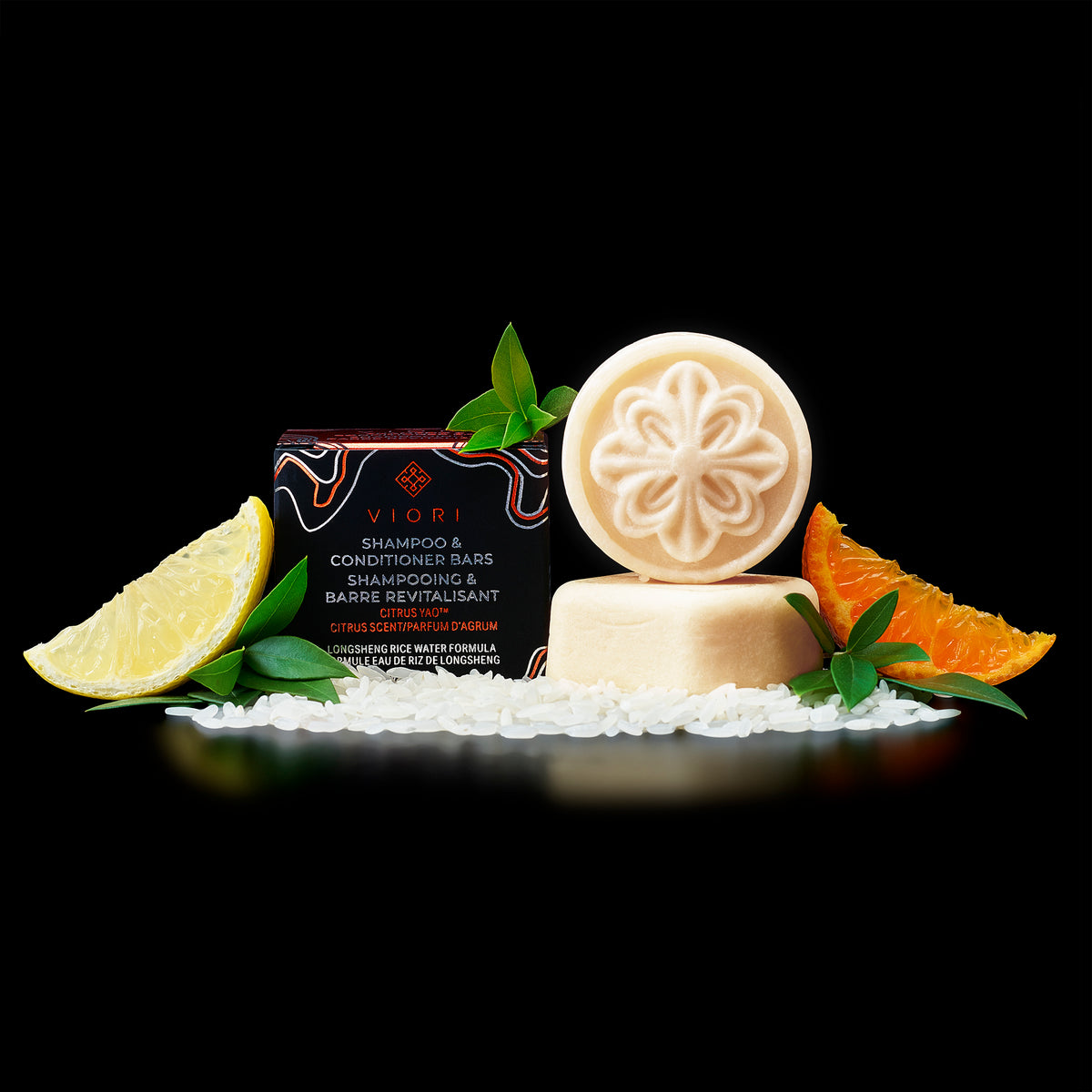 Travel-Size Shampoo + Conditioner Mini Bars | VIORI - angle 2