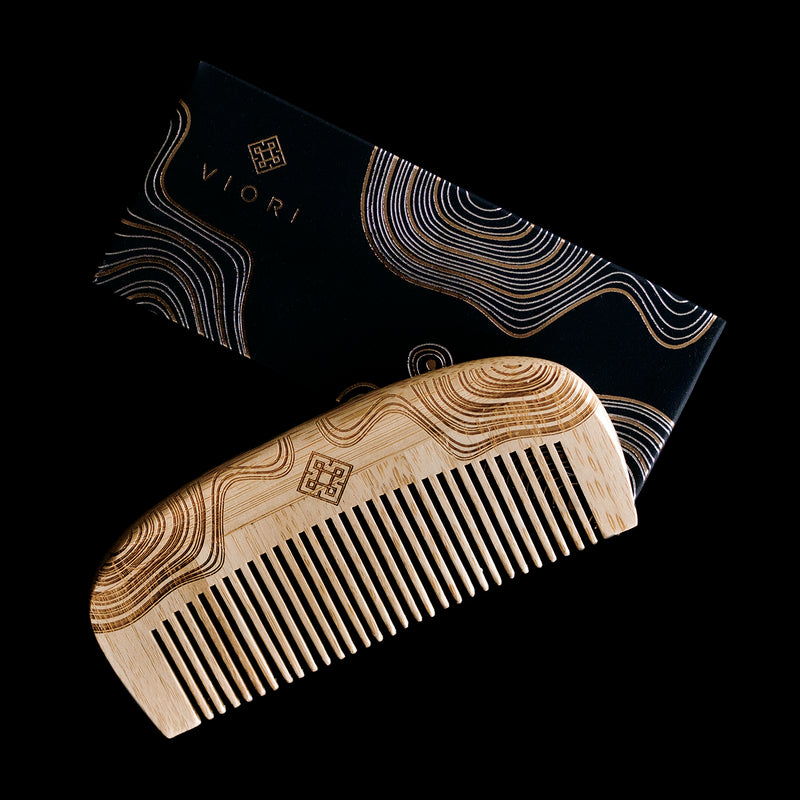Bamboo Narrow-Tooth Comb – Eco-Friendly | VIORI - VIORI Rice Water Hair Care