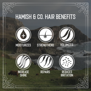 Hamish Duo Bundle | Shampoo + Conditioner Set | Longsheng Rice Water + Scottish Islay Whisky Infused