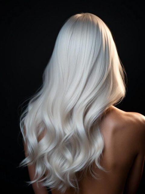 Bleached Blonde Hair